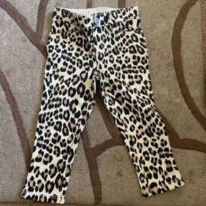 Toddler Girls Cheetah Pants size 18-24 months